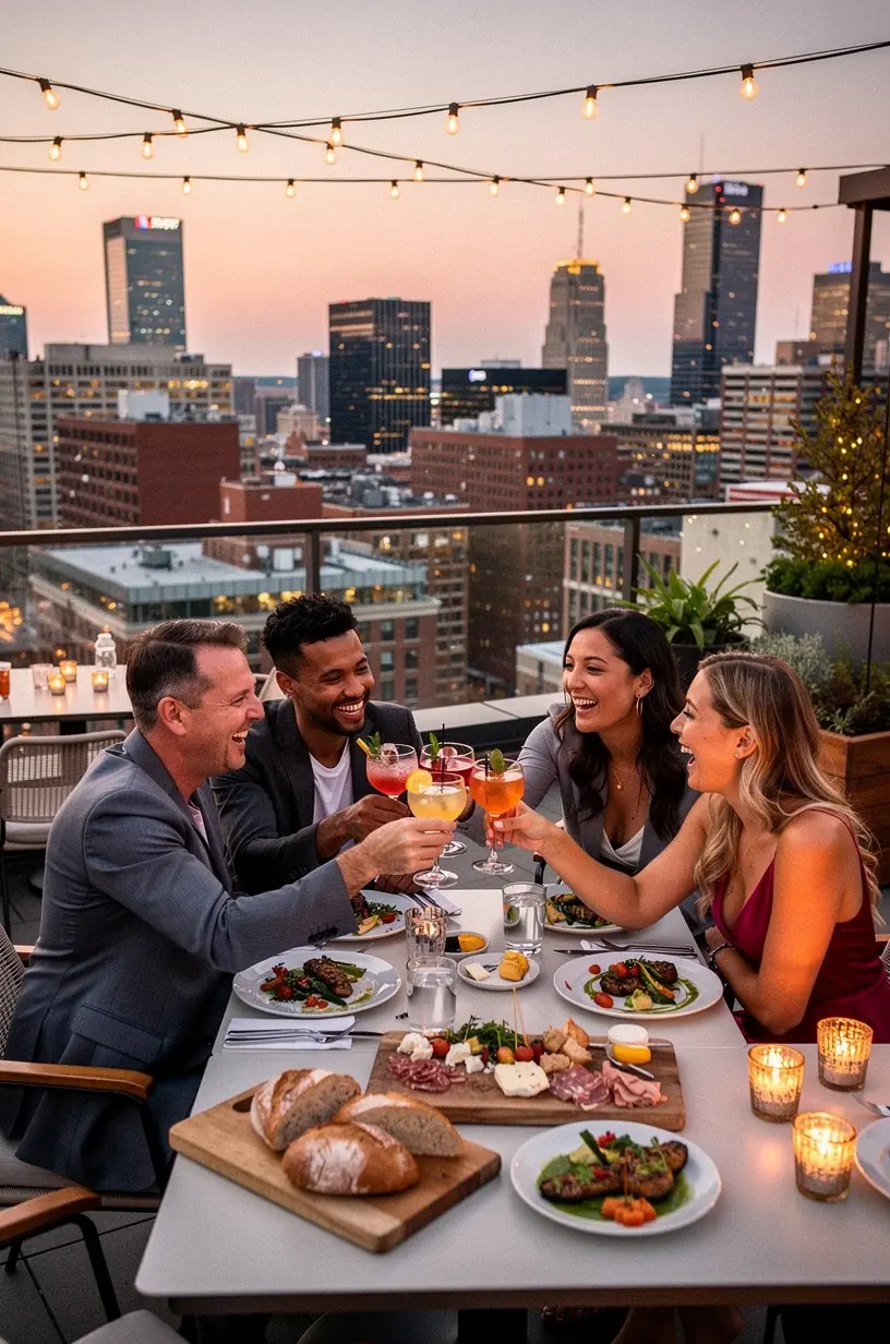 Вид на карту с отмеченными ресторанами, входящими в программу совместных дегустационных пропусков.